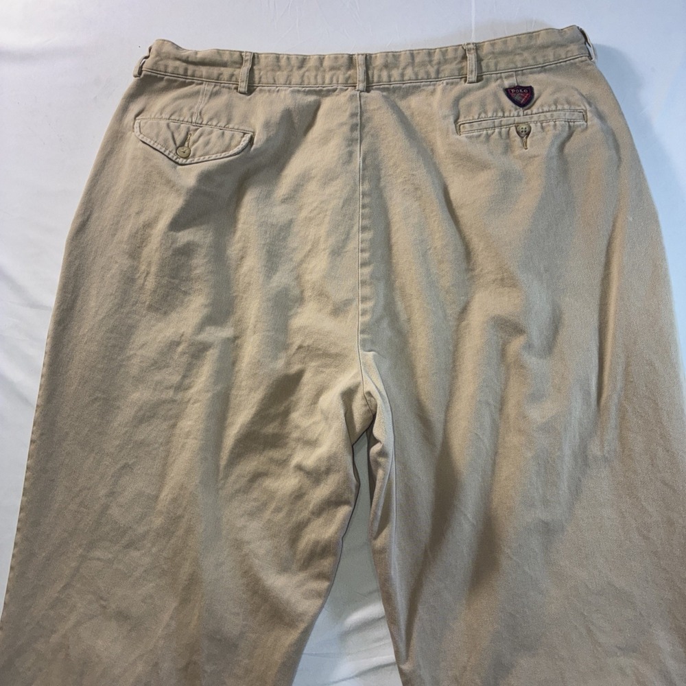 Polo Ralph Lauren Golf Khaki VTG Chino Pants Men's 40x32 Beige - Picture 11 of 16